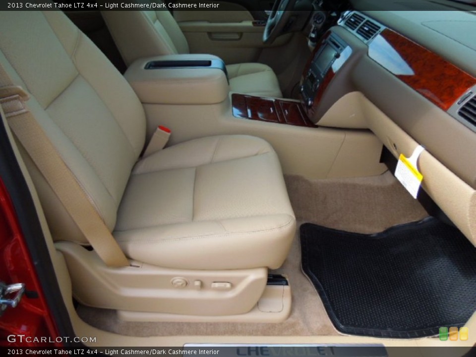 Light Cashmere/Dark Cashmere Interior Front Seat for the 2013 Chevrolet Tahoe LTZ 4x4 #68089040