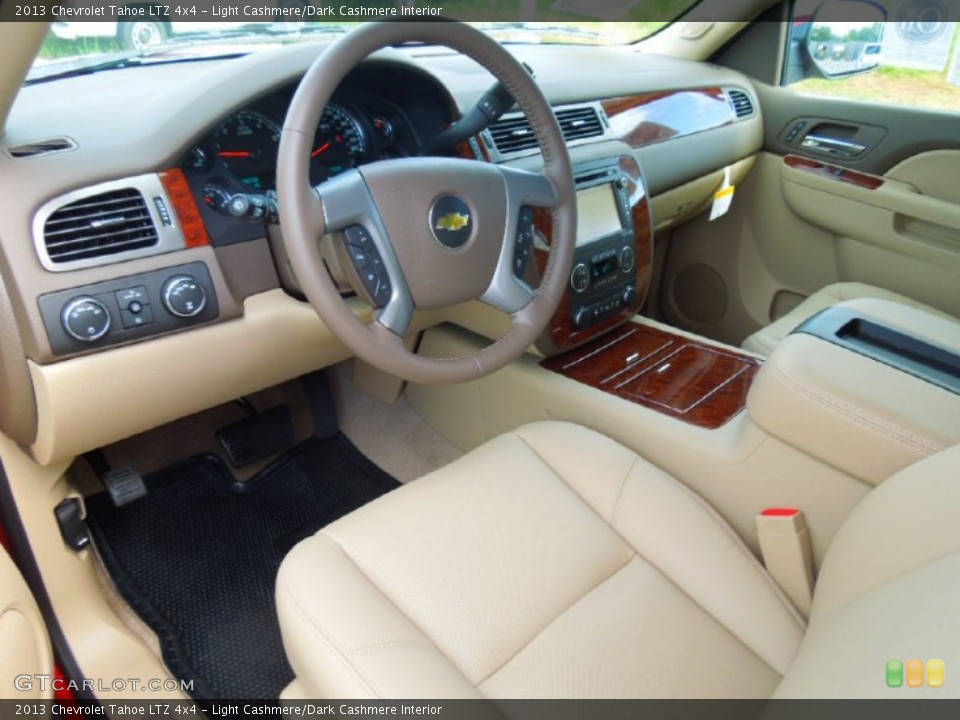 Light Cashmere/Dark Cashmere Interior Prime Interior for the 2013 Chevrolet Tahoe LTZ 4x4 #68089076