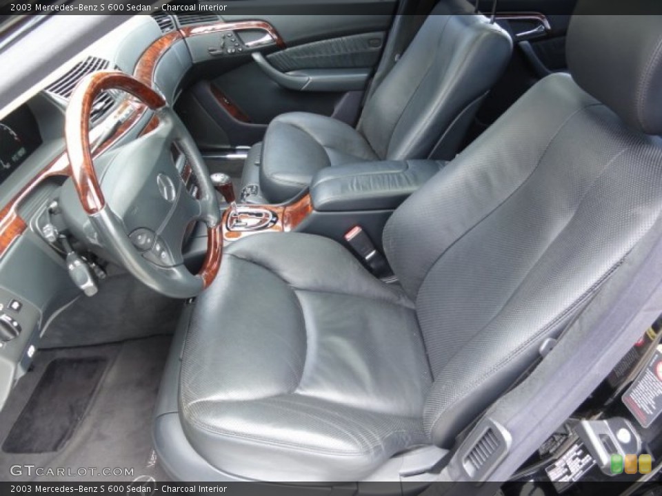Charcoal Interior Photo for the 2003 Mercedes-Benz S 600 Sedan #68094617