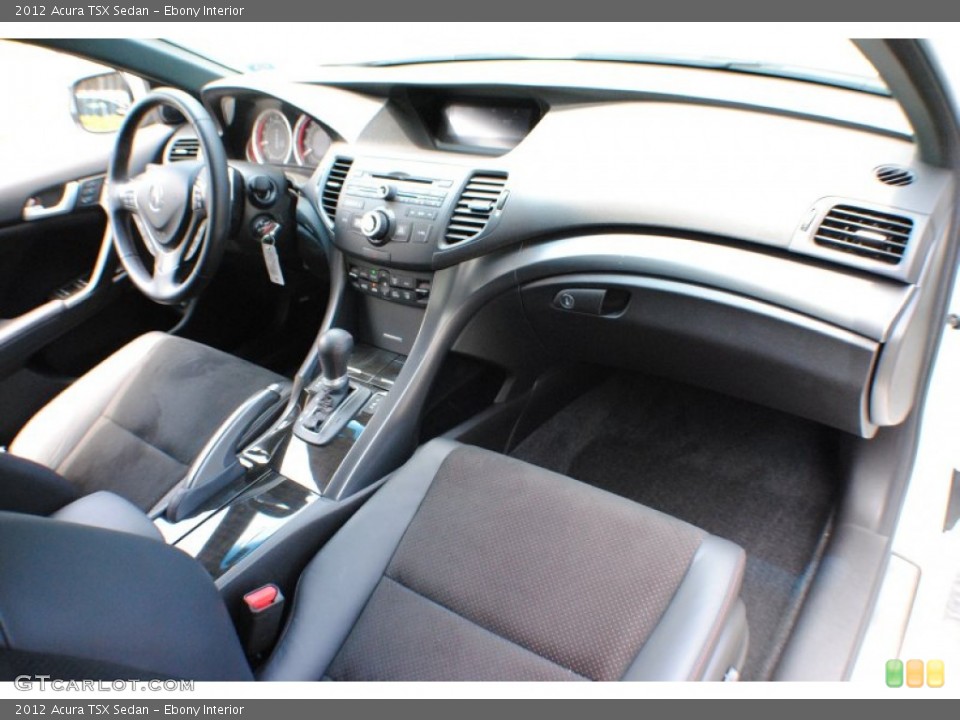 Ebony Interior Dashboard for the 2012 Acura TSX Sedan #68094622