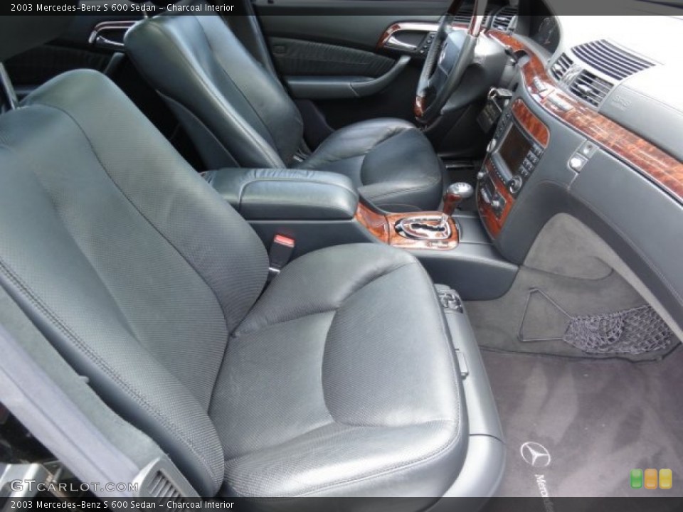 Charcoal Interior Photo for the 2003 Mercedes-Benz S 600 Sedan #68094644