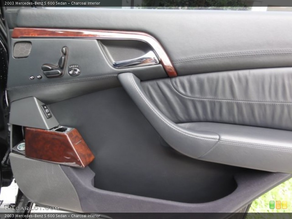 Charcoal Interior Door Panel for the 2003 Mercedes-Benz S 600 Sedan #68094662
