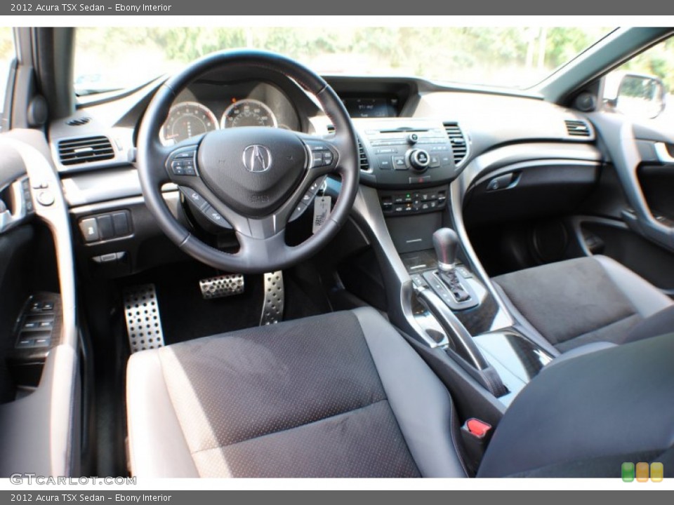 Ebony Interior Prime Interior for the 2012 Acura TSX Sedan #68094674