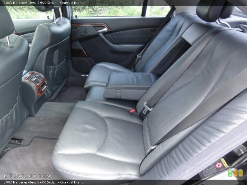 Charcoal Interior Photo for the 2003 Mercedes-Benz S 600 Sedan #68094698