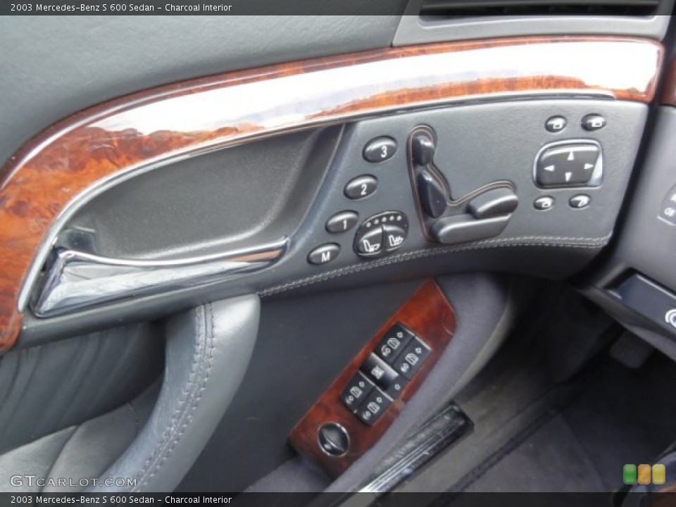 Charcoal Interior Controls for the 2003 Mercedes-Benz S 600 Sedan #68094830