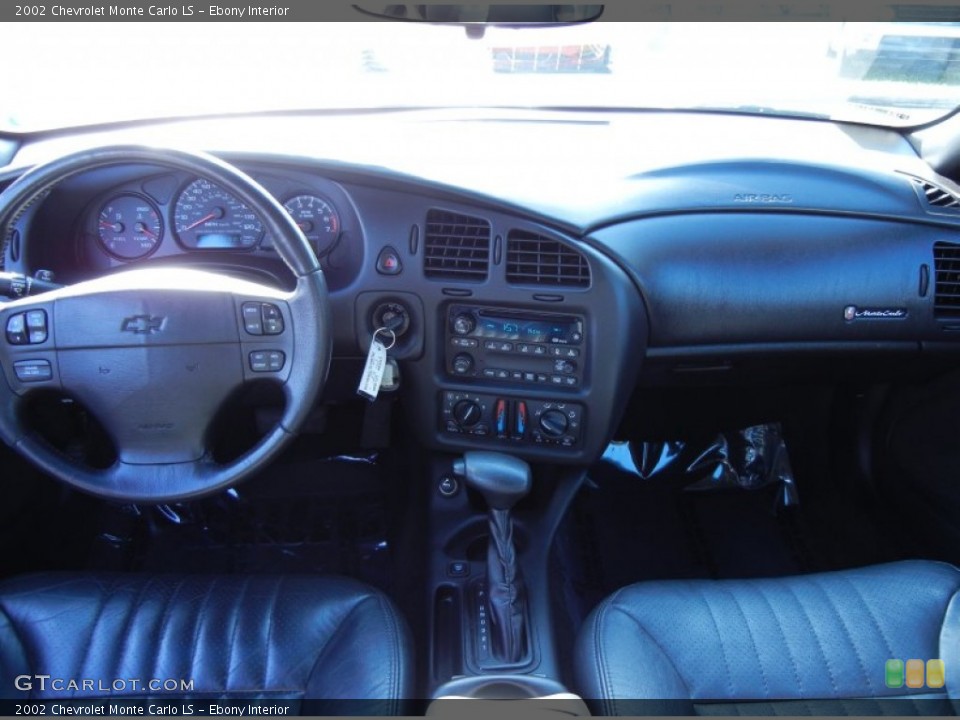 Ebony Interior Dashboard for the 2002 Chevrolet Monte Carlo LS #68095262