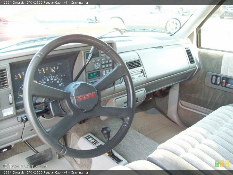 Gray Interior Prime Interior for the 1994 Chevrolet C/K K1500 Regular Cab 4x4 #68095277