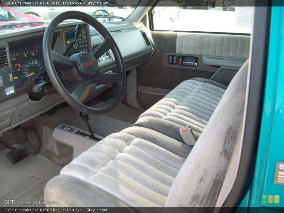 Gray Interior Prime Interior for the 1994 Chevrolet C/K K1500 Regular Cab 4x4 #68095385