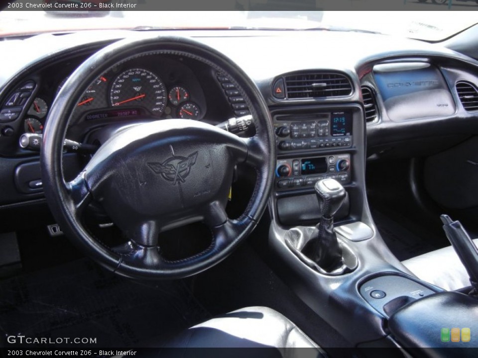 Black Interior Dashboard for the 2003 Chevrolet Corvette Z06 #68095523