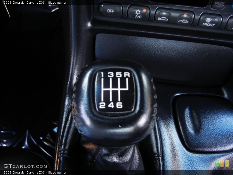 Black Interior Transmission for the 2003 Chevrolet Corvette Z06 #68095550