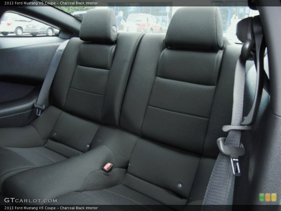 Charcoal Black Interior Rear Seat for the 2013 Ford Mustang V6 Coupe #68096539