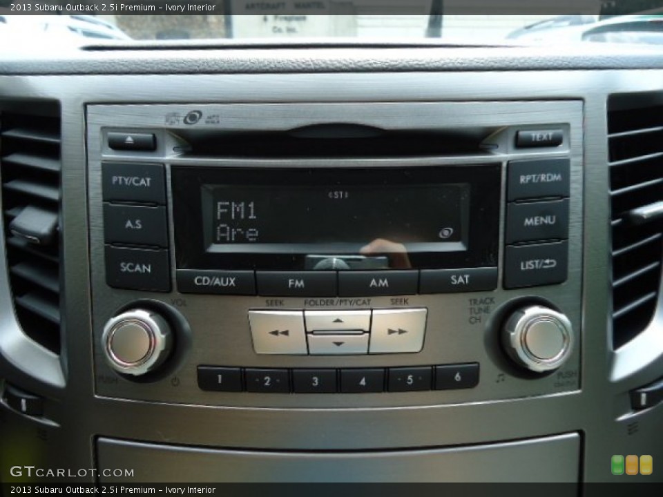 Ivory Interior Audio System for the 2013 Subaru Outback 2.5i Premium #68099048
