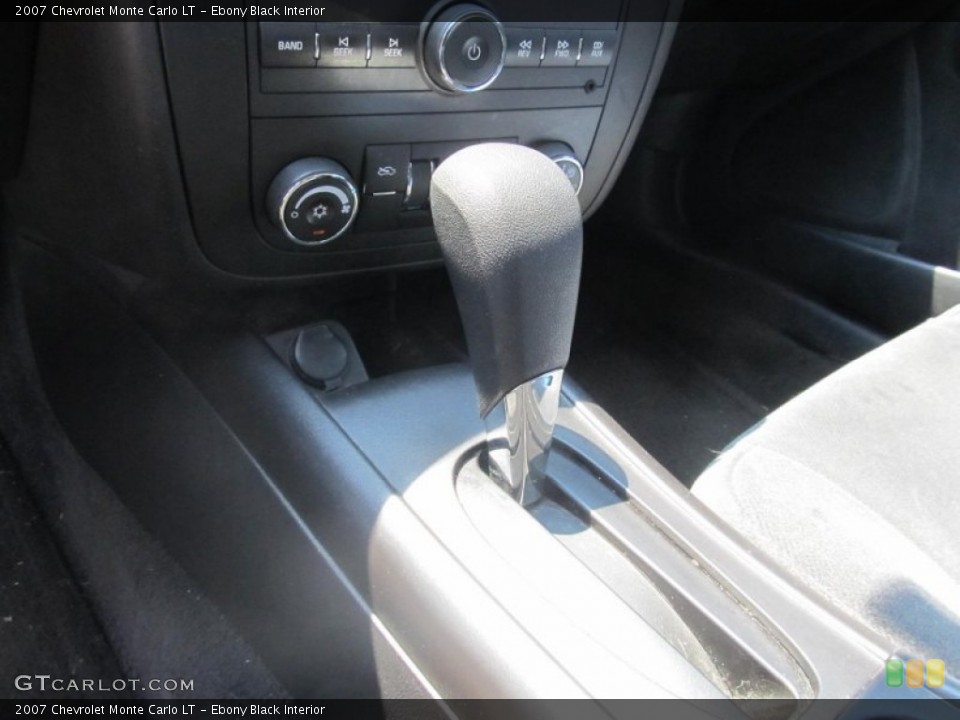 Ebony Black Interior Transmission for the 2007 Chevrolet Monte Carlo LT #68099432