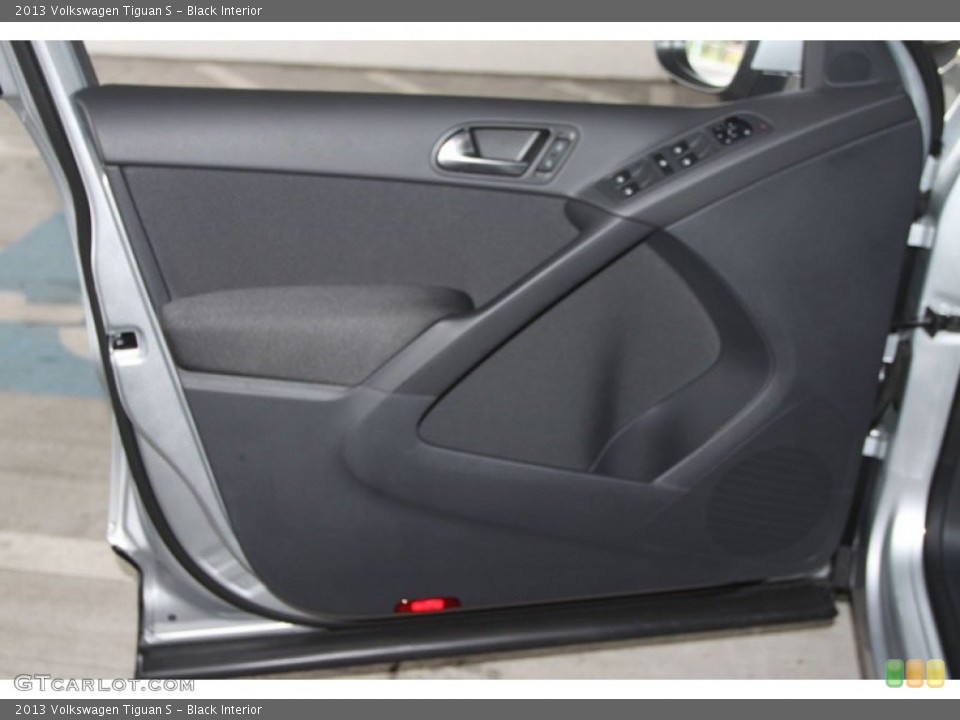 Black Interior Door Panel for the 2013 Volkswagen Tiguan S #68101829
