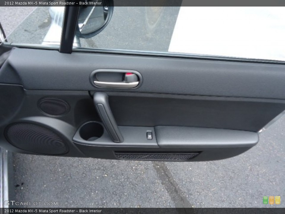 Black Interior Door Panel for the 2012 Mazda MX-5 Miata Sport Roadster #68101928