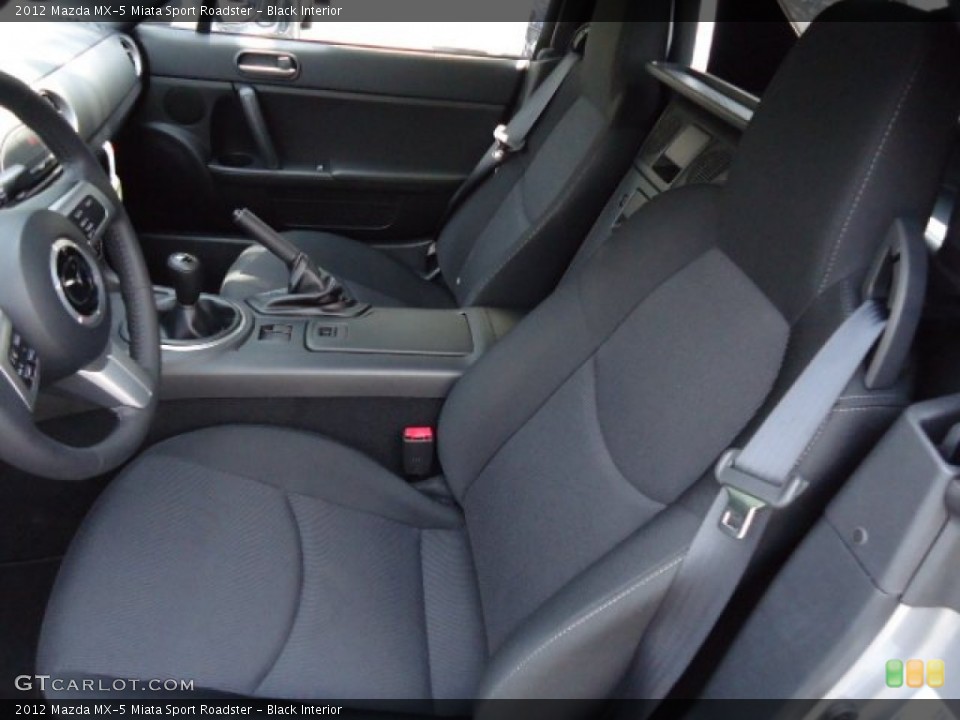 Black Interior Photo for the 2012 Mazda MX-5 Miata Sport Roadster #68101964