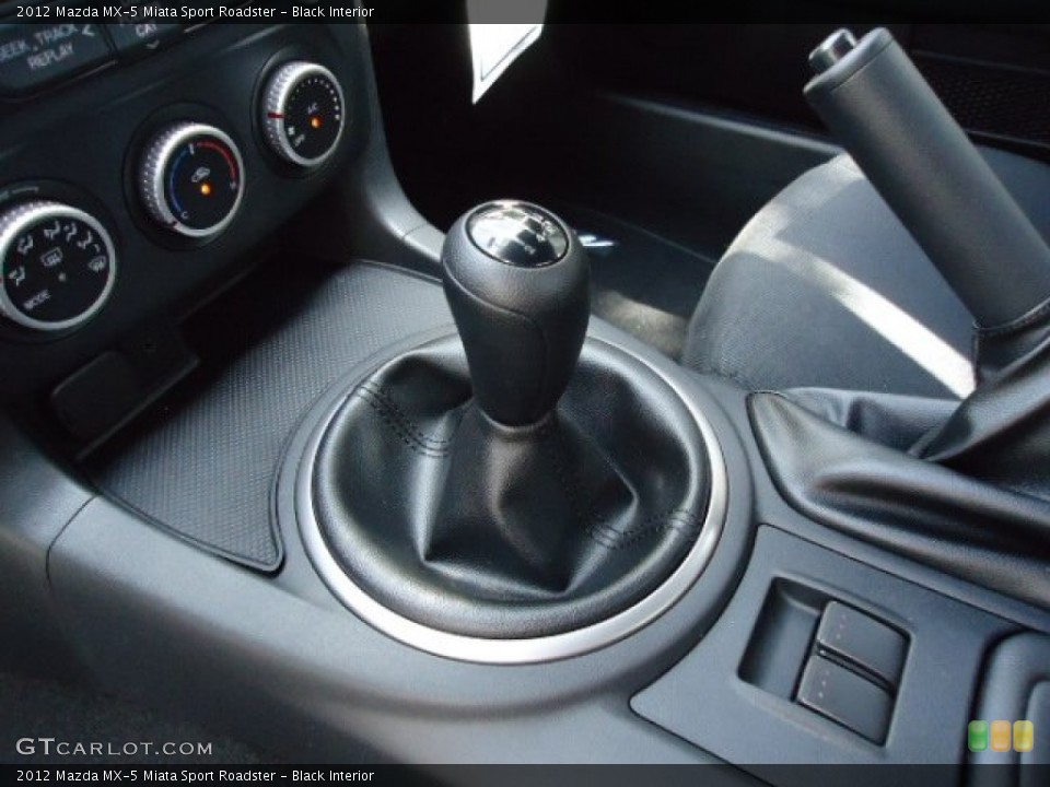 Black Interior Transmission for the 2012 Mazda MX-5 Miata Sport Roadster #68101985