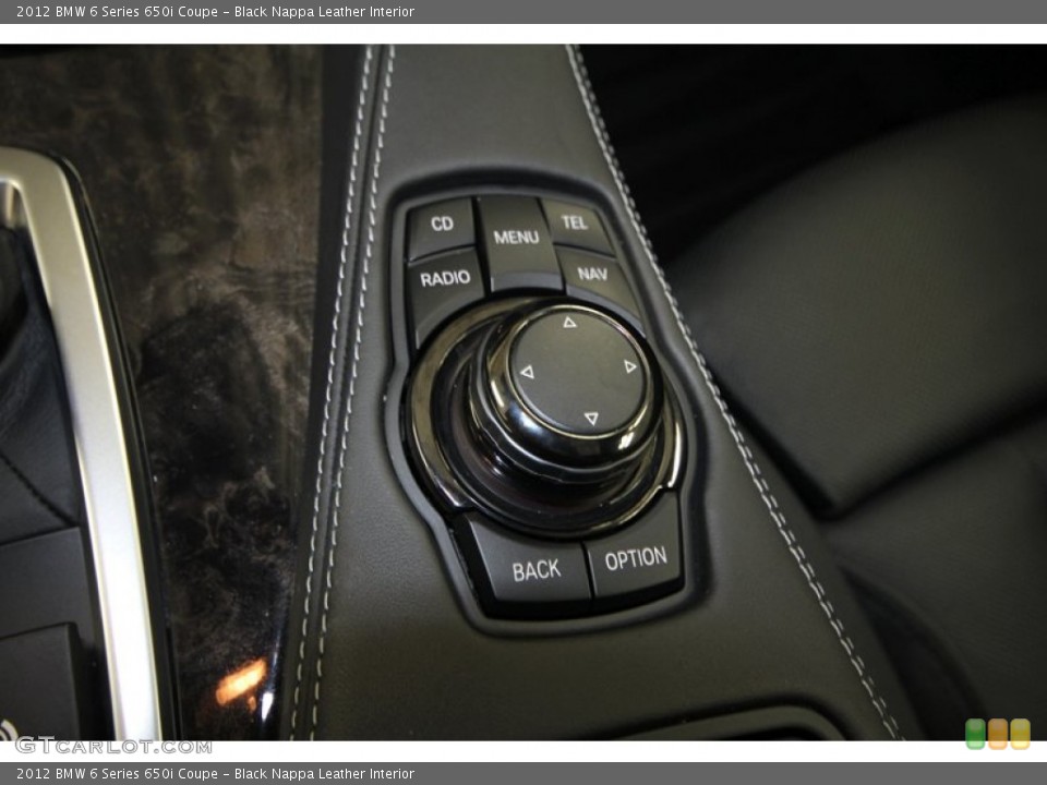 Black Nappa Leather Interior Controls for the 2012 BMW 6 Series 650i Coupe #68102672