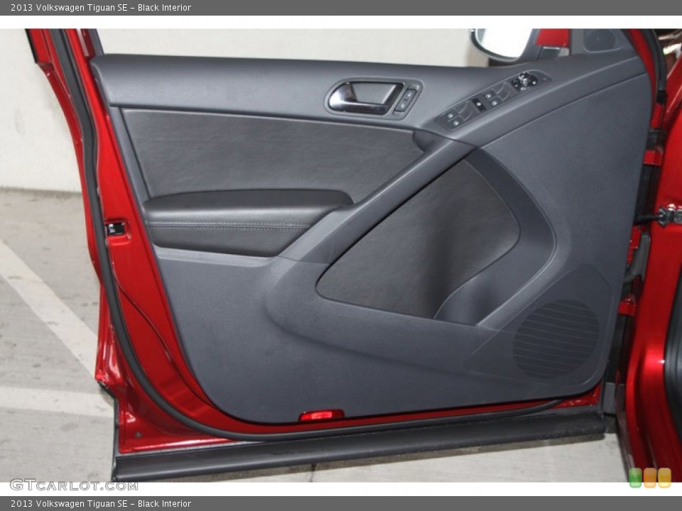 Black Interior Door Panel for the 2013 Volkswagen Tiguan SE #68102858