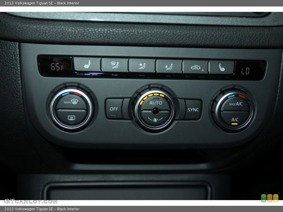 Black Interior Controls for the 2013 Volkswagen Tiguan SE #68102942