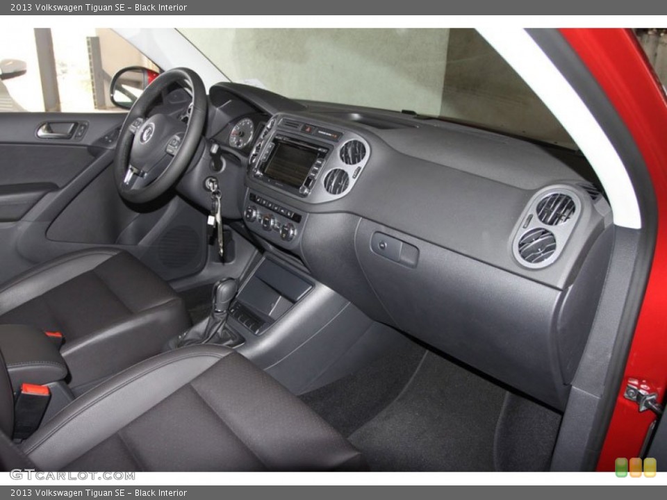 Black Interior Dashboard for the 2013 Volkswagen Tiguan SE #68102981