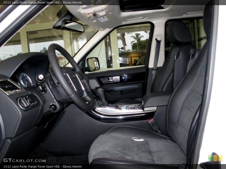 Ebony Interior Front Seat for the 2013 Land Rover Range Rover Sport HSE #68106620