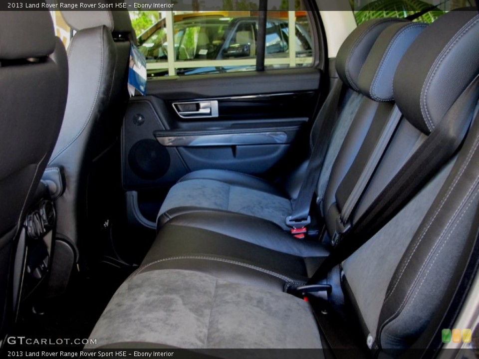 Ebony Interior Rear Seat for the 2013 Land Rover Range Rover Sport HSE #68106711