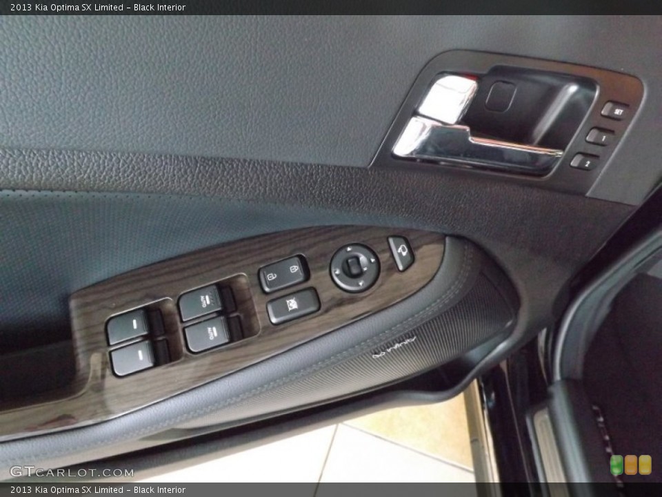 Black Interior Controls for the 2013 Kia Optima SX Limited #68106716