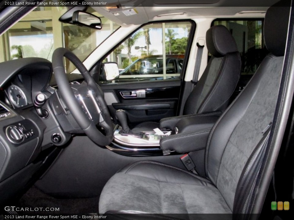 Ebony Interior Photo for the 2013 Land Rover Range Rover Sport HSE #68106722