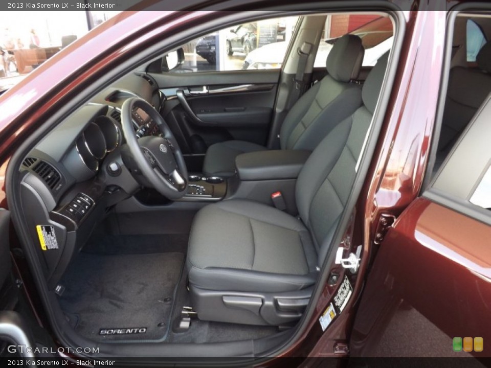 Black Interior Photo for the 2013 Kia Sorento LX #68107328