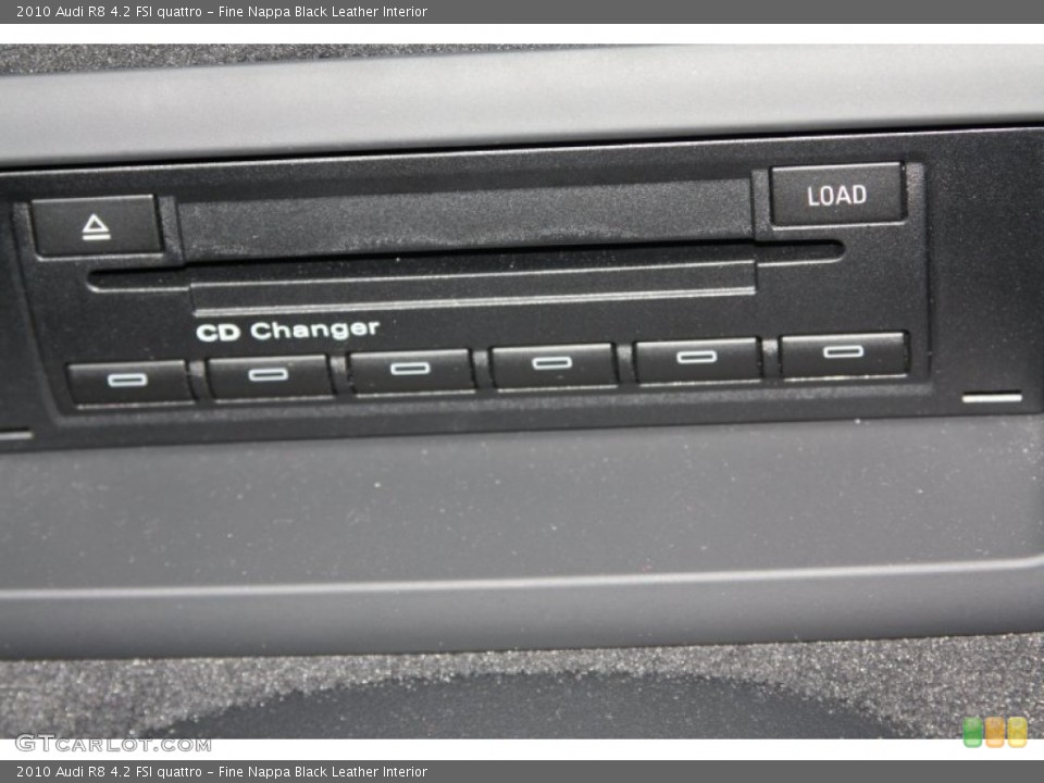 Fine Nappa Black Leather Interior Audio System for the 2010 Audi R8 4.2 FSI quattro #68108300