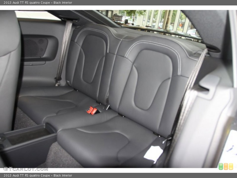 Black Interior Rear Seat for the 2013 Audi TT RS quattro Coupe #68108762