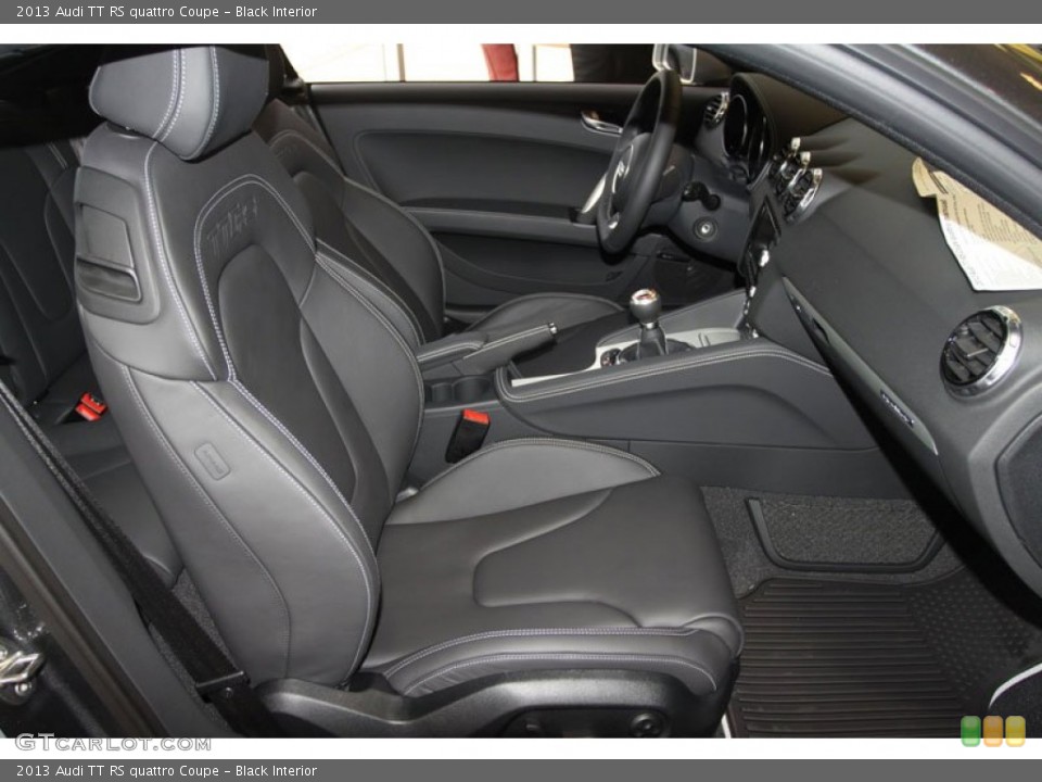 Black Interior Front Seat for the 2013 Audi TT RS quattro Coupe #68108873