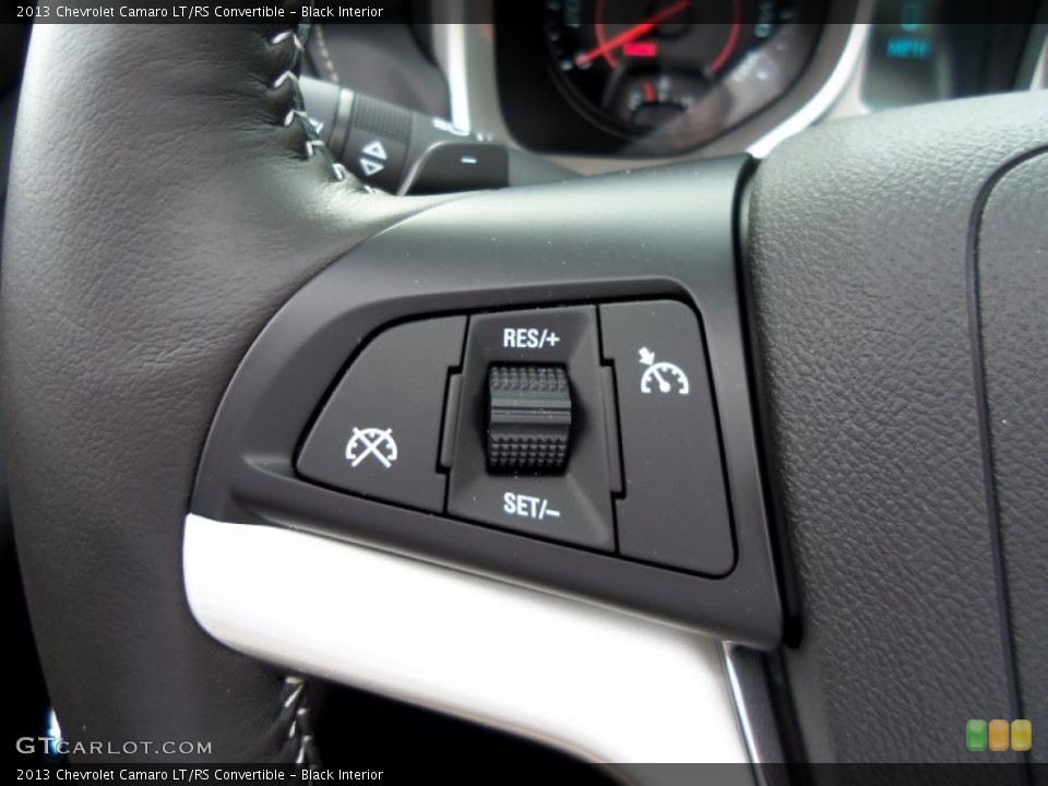 Black Interior Controls for the 2013 Chevrolet Camaro LT/RS Convertible #68109541