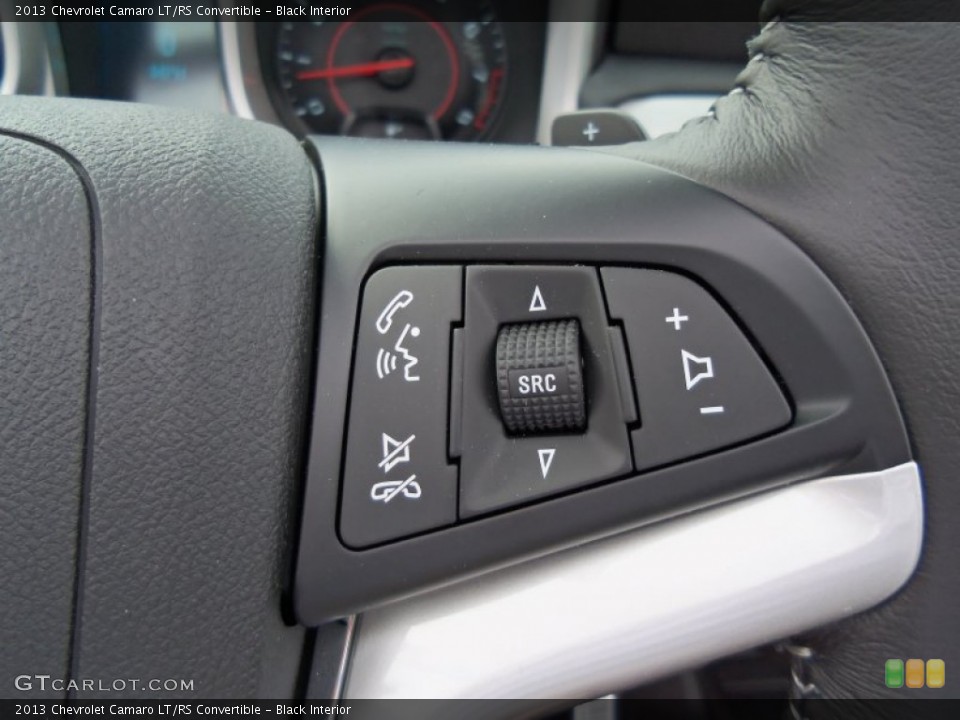 Black Interior Controls for the 2013 Chevrolet Camaro LT/RS Convertible #68109548