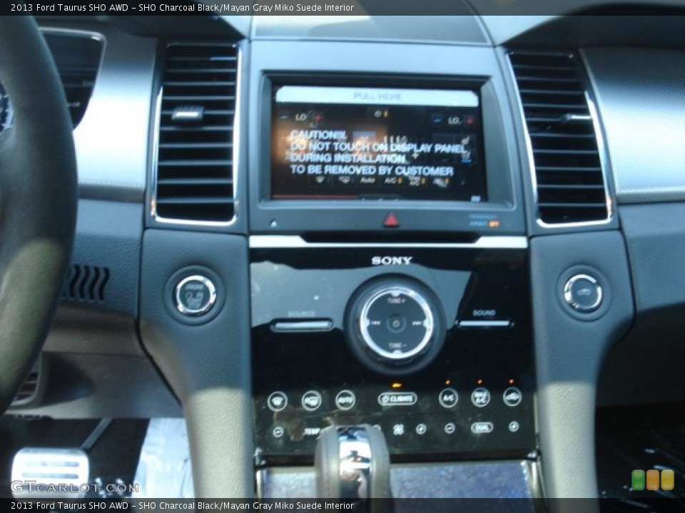 SHO Charcoal Black/Mayan Gray Miko Suede Interior Controls for the 2013 Ford Taurus SHO AWD #68113310
