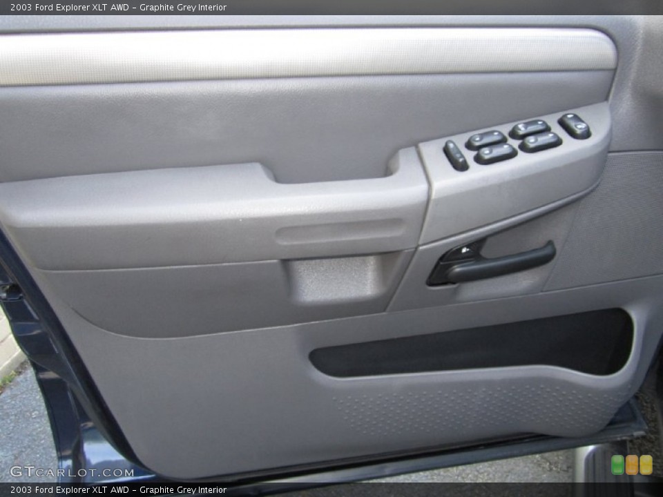 Graphite Grey Interior Door Panel for the 2003 Ford Explorer XLT AWD #68117234