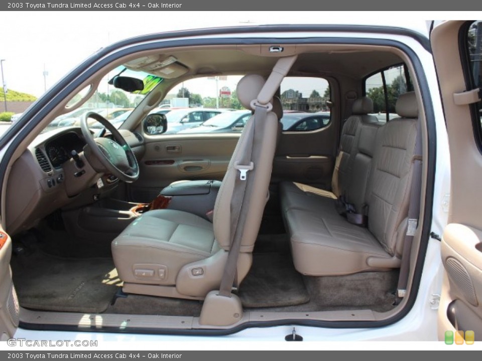 Oak Interior Prime Interior for the 2003 Toyota Tundra Limited Access Cab 4x4 #68117816