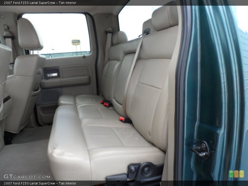 Tan Interior Rear Seat for the 2007 Ford F150 Lariat SuperCrew #68119688