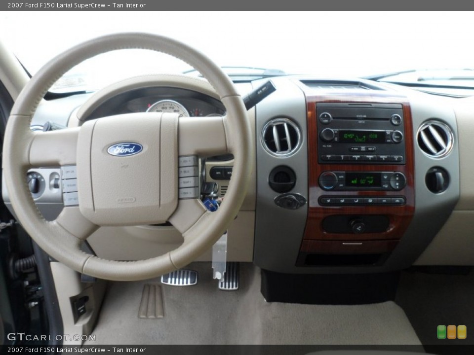 Tan Interior Dashboard for the 2007 Ford F150 Lariat SuperCrew #68119727