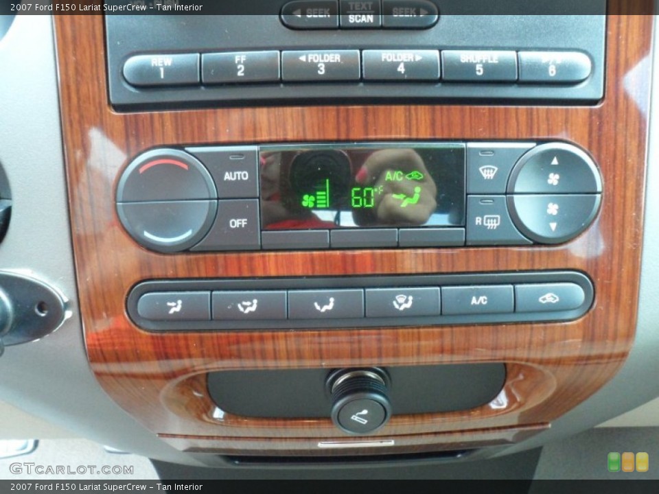 Tan Interior Controls for the 2007 Ford F150 Lariat SuperCrew #68119751