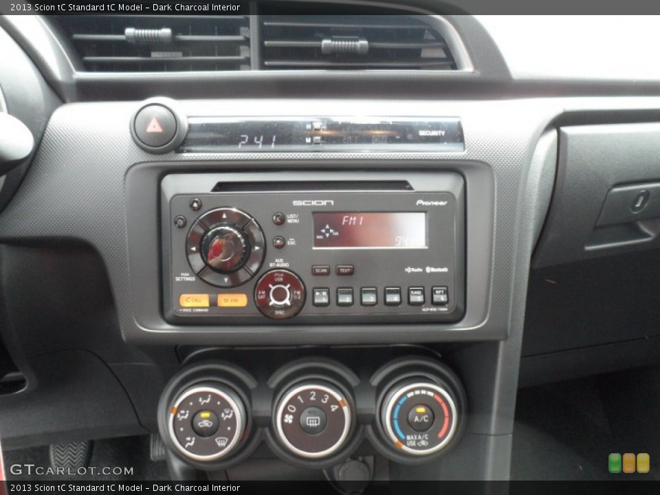 Dark Charcoal Interior Controls for the 2013 Scion tC  #68121770