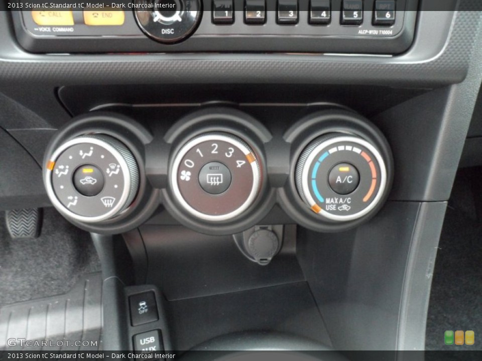 Dark Charcoal Interior Controls for the 2013 Scion tC  #68121788