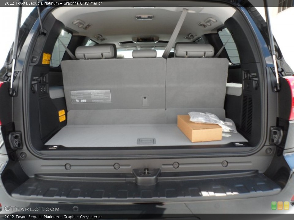 Graphite Gray Interior Trunk for the 2012 Toyota Sequoia Platinum #68124674
