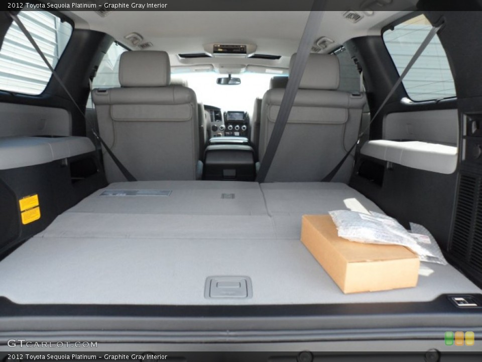 Graphite Gray Interior Trunk for the 2012 Toyota Sequoia Platinum #68124707
