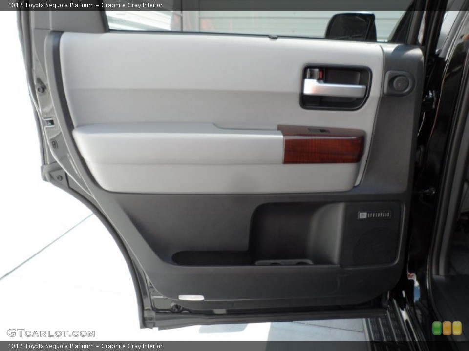 Graphite Gray Interior Door Panel for the 2012 Toyota Sequoia Platinum #68124713