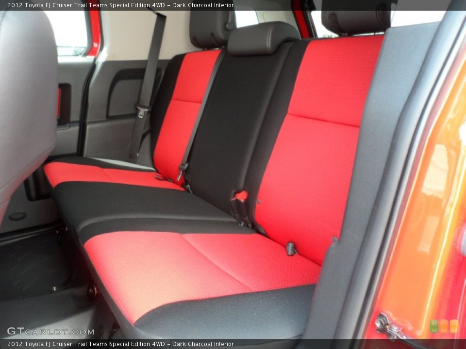 Dark Charcoal Interior Rear Seat for the 2012 Toyota FJ Cruiser Trail Teams Special Edition 4WD #68126297