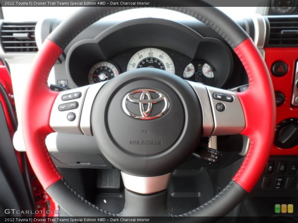 Dark Charcoal Interior Steering Wheel for the 2012 Toyota FJ Cruiser Trail Teams Special Edition 4WD #68126403