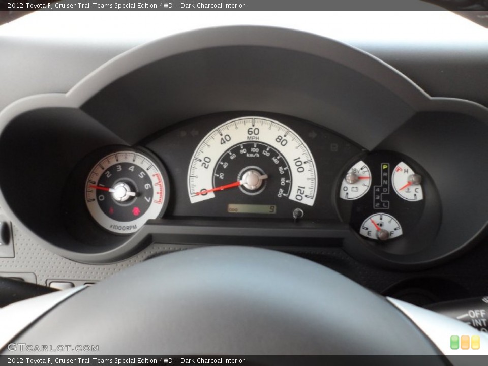 Dark Charcoal Interior Gauges for the 2012 Toyota FJ Cruiser Trail Teams Special Edition 4WD #68126411
