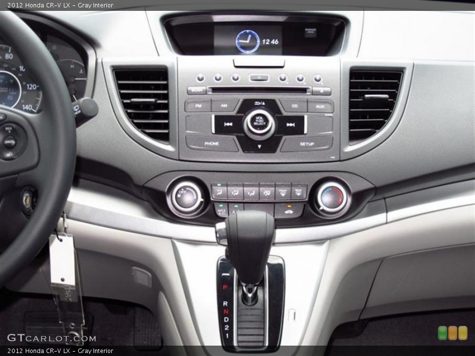 Gray Interior Controls for the 2012 Honda CR-V LX #68126966